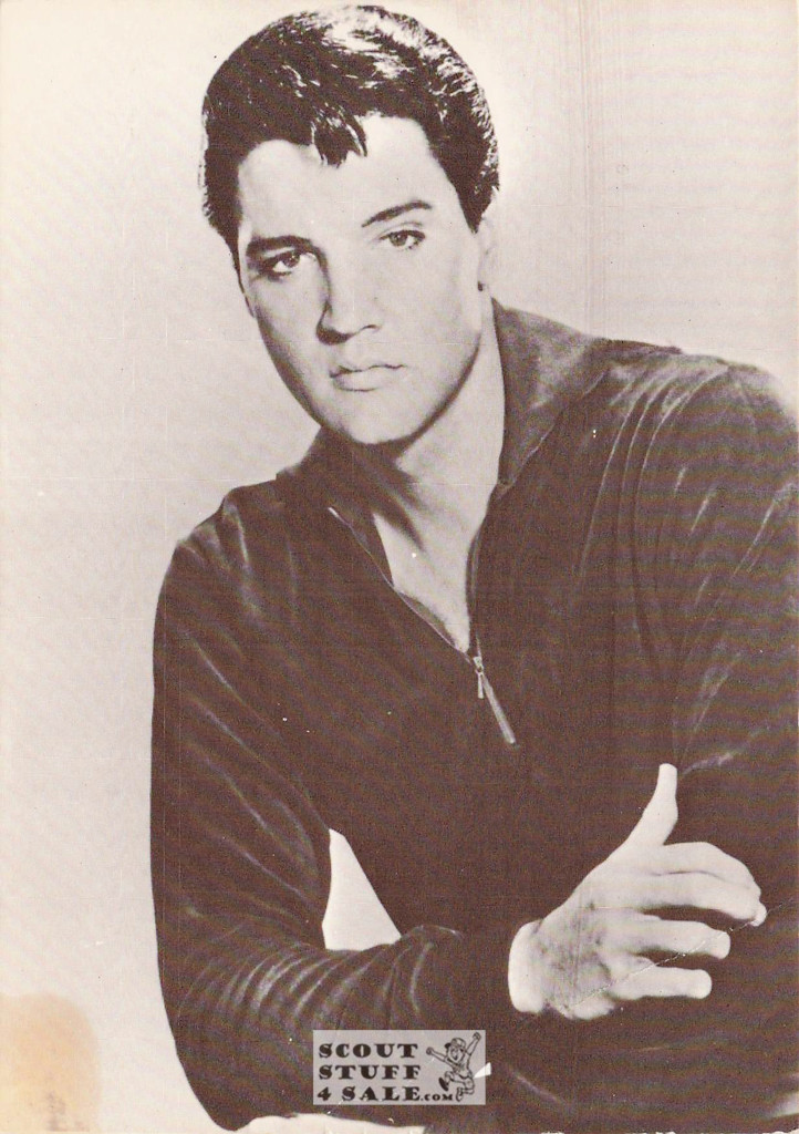 Elvis Presley Black/White French Movie Postcard, Editions Nugeron #CP86