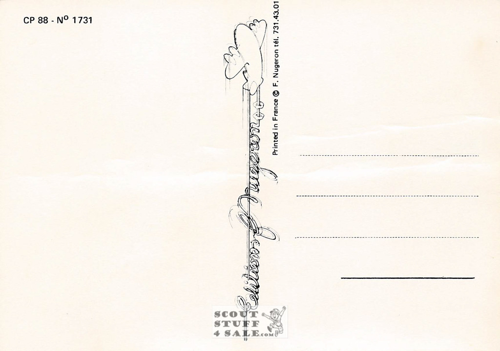 I spit on Your Graves French Movie Poster Postcard, Editions Nugeron #CP88