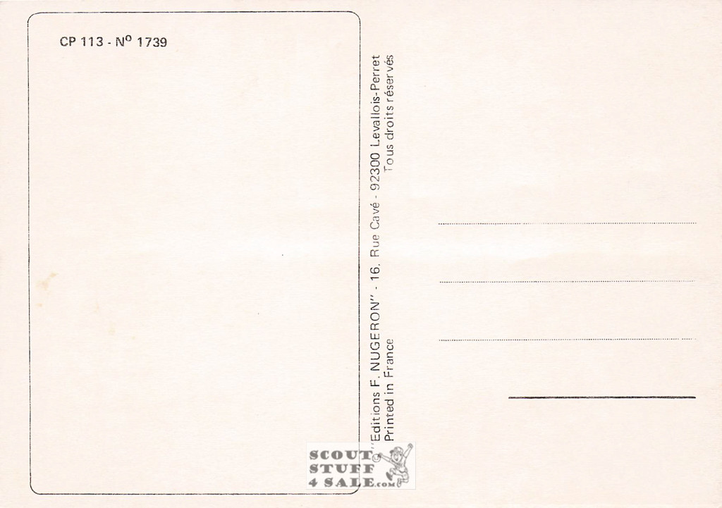 Border River (1954) French Movie Postcard, Joel McCrea, Nugeron #CP113