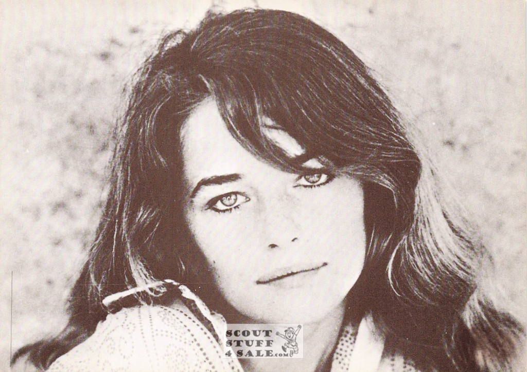Charlotte Rampling Black/White French Movie Postcard, Editions Nugeron #CP116
