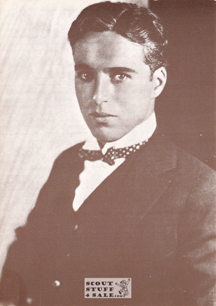 Charles Chaplin Black/White French Movie Postcard, Editions Nugeron #CP142