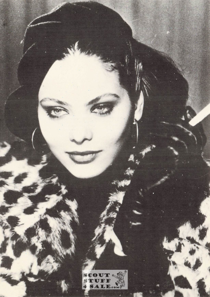 Ornella Mutti Black/White French Movie Postcard, Editions Nugeron #CP190