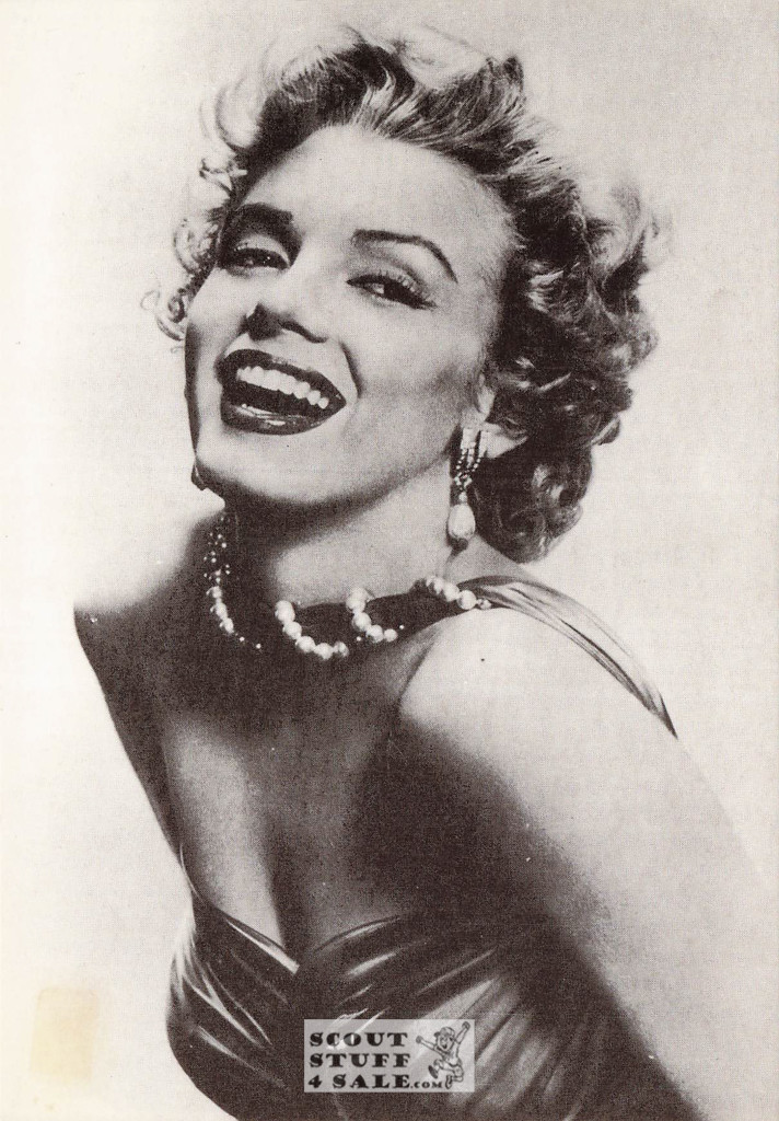 Marilyn Monroe Black/White French Movie Postcard, Sofraneme #CPS7