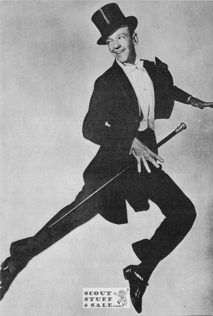 Fred Astaire Black/White French Movie Postcard, Sofraneme #CPS33