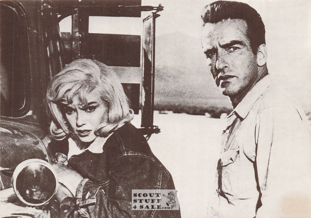 Marilyn Monroe Montgomery Clift French Movie Postcard, Sofraneme #CPS162