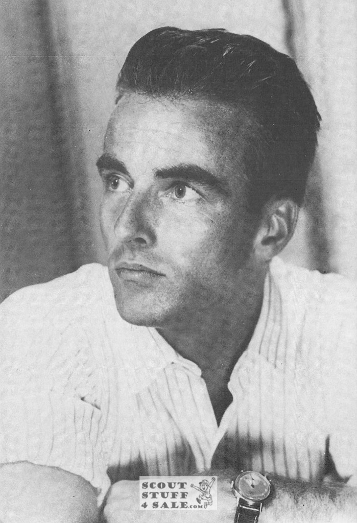Montgomery Clift Black/White French Movie Postcard, Sofraneme #CPS233