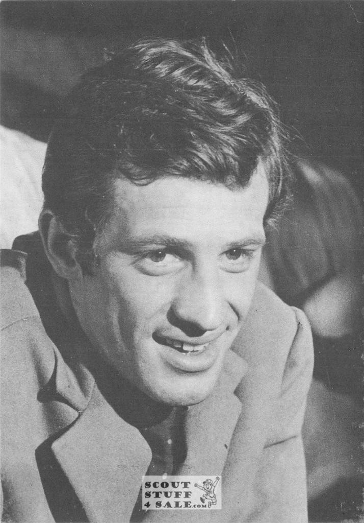 Jean-Paul Belmondo Black/White French Movie Postcard, Sofraneme #CPS257