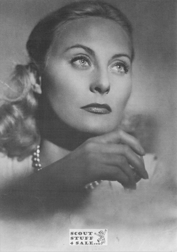 Michele Morgan Black/White French Movie Postcard, Sofraneme #CPS267