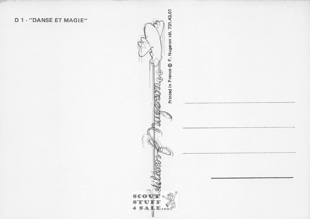 Moulin Rouge Vintage French Advertising Postcard, Editions Nugeron #D1