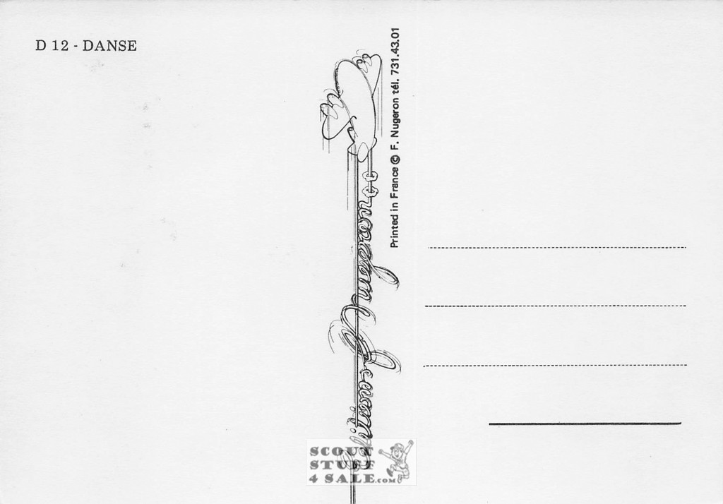 Moulin Rouge Vintage French Advertising Postcard, Editions Nugeron #D12