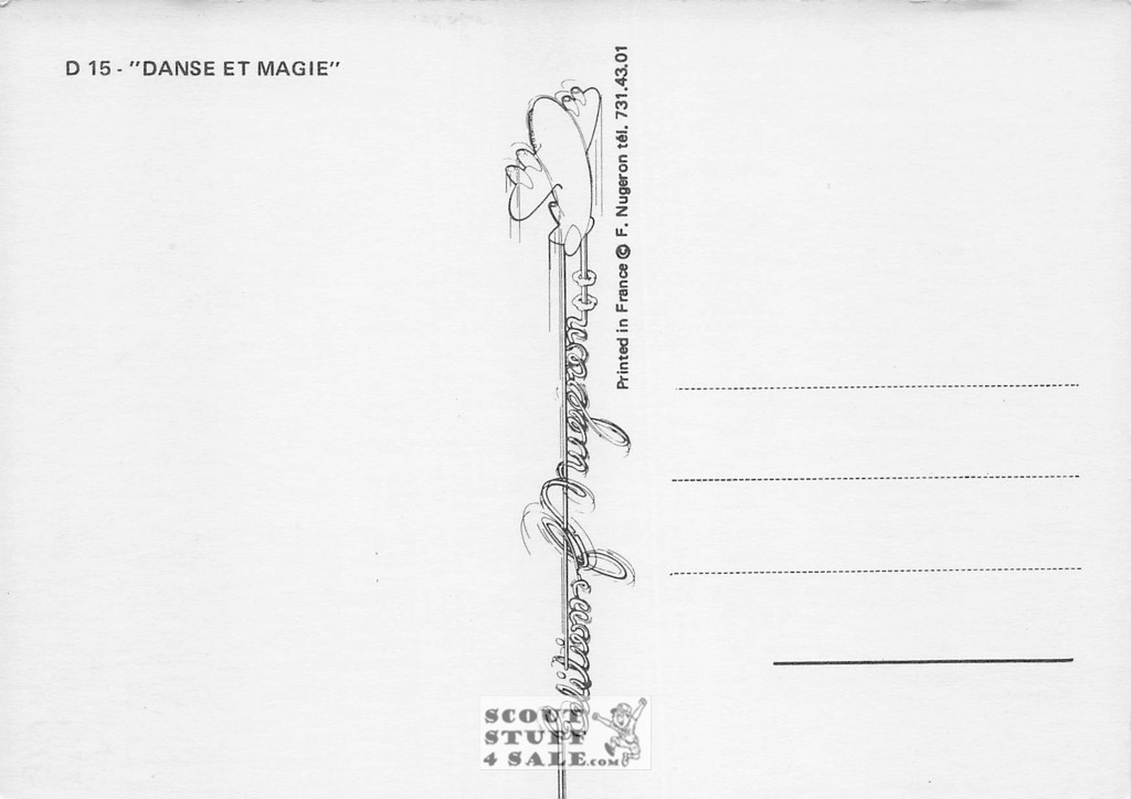 Gertrude Hoffman Girls Vintage French Advertising Postcard, Ed. Nugeron #D15