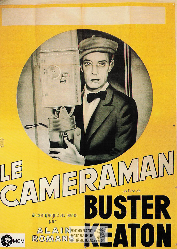 The Cameraman French Movie Poster Postcard, Buster Keaton, Ed. Nugeron #E16