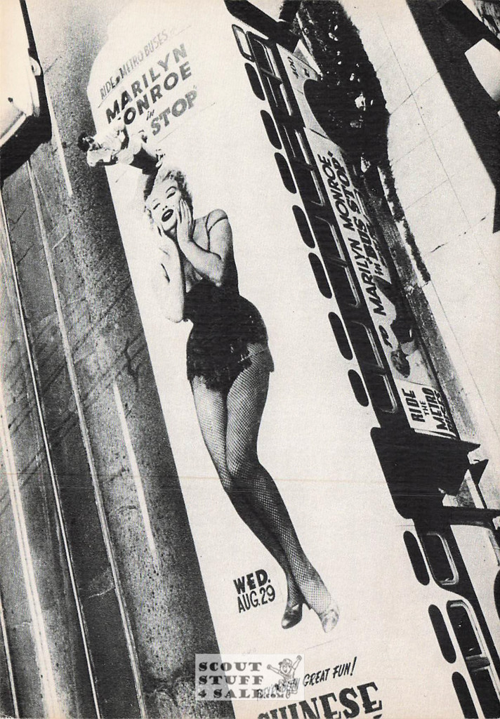 Marilyn Monroe in Bus Stop French Movie Postcard, Editions Nugeron #E113