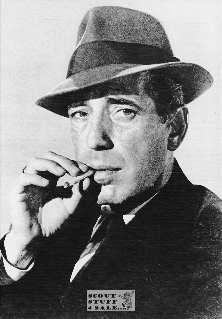 Humphrey Bogart French Movie Postcard, Editions Nugeron #E121