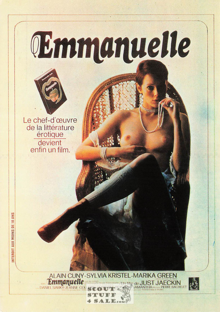 Emmanuelle French Movie Poster Postcard, Editions Nugeron #E162