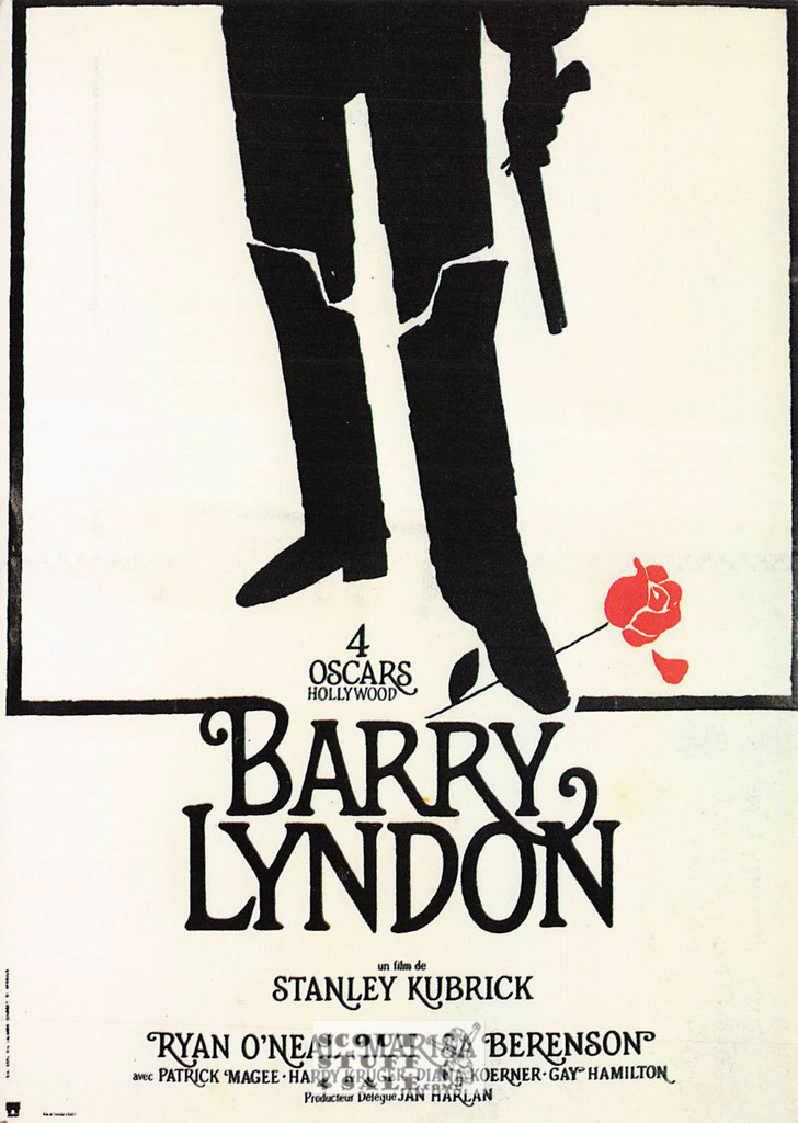 Barry Lyndon French Movie Poster Postcard, Ryan O'Neal, Editions Nugeron #E173