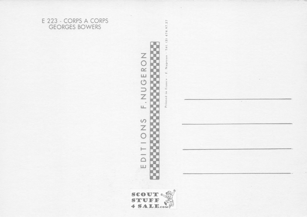 Body and Soul French Movie Poster Postcard, Editions Nugeron #E223