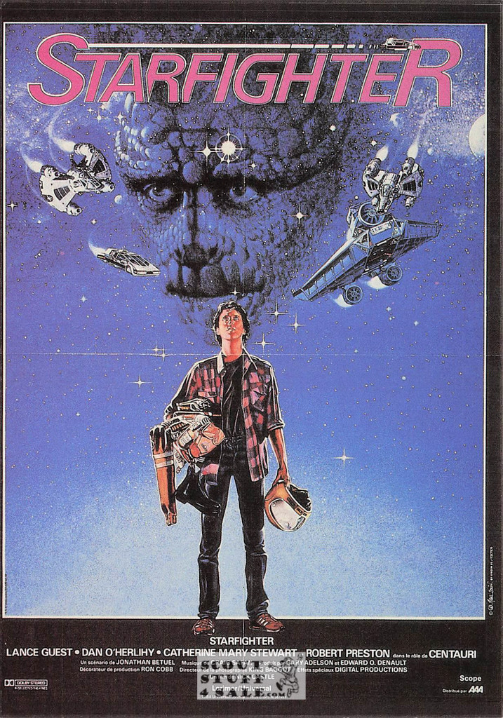 Starfighter French Movie Poster Postcard, Editions Nugeron #E238