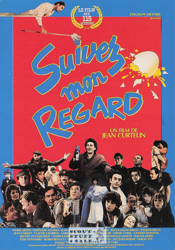 Follow My Gaze French Movie Poster Postcard, Editions Nugeron #E305