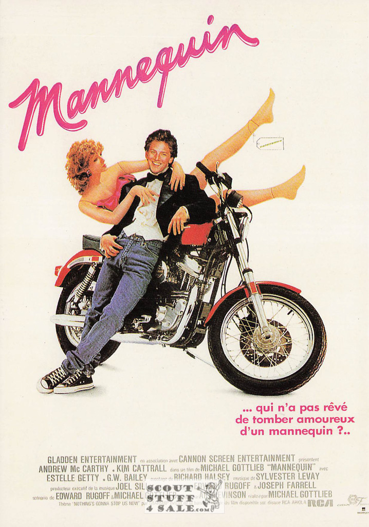 Mannequin French Movie Poster Postcard, Editions Nugeron #E420