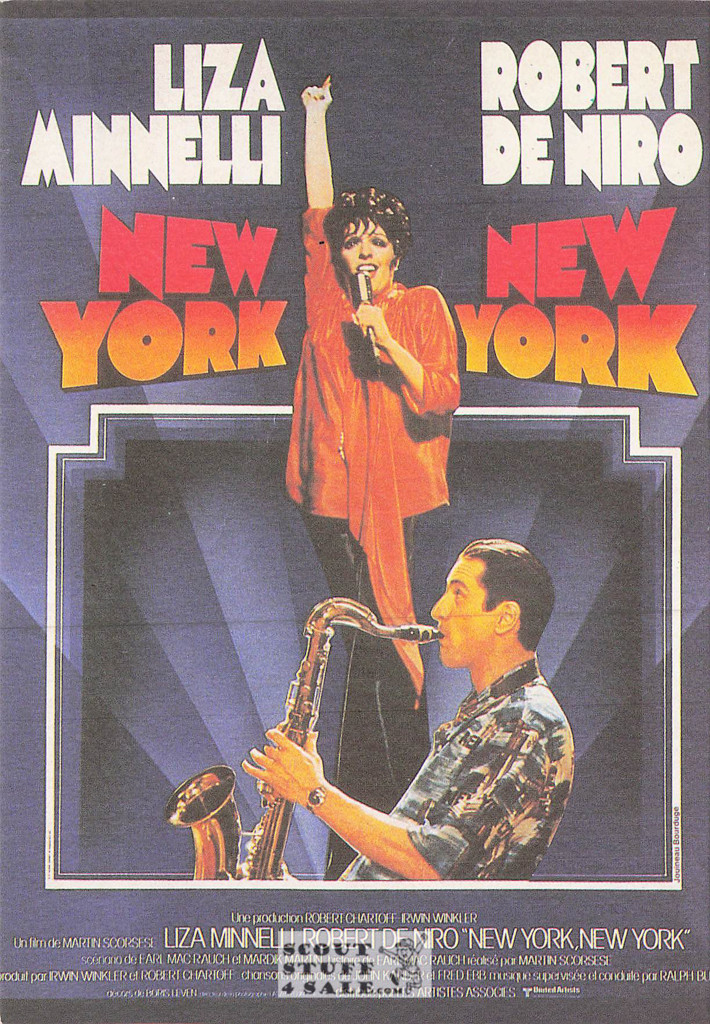 New York New York French Movie Poster Postcard, Editions Nugeron #E434