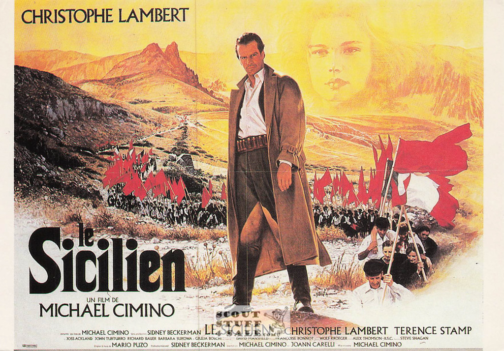 The Sicilian French Movie Poster Postcard, Editions Nugeron #E453