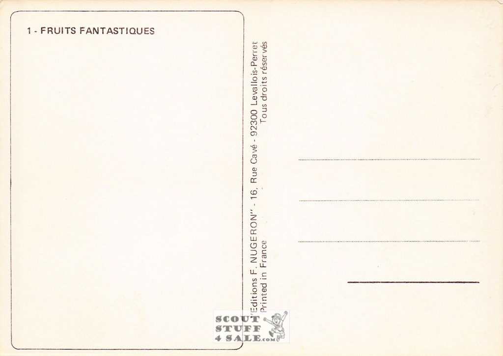 1910 Picture of Large Lemon Postcard, Edward Mitchell, Editions Nugeron #FRUITS1