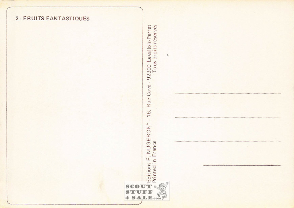 1910 Picture of Large Apples Postcard, Edward Mitchell, Editions Nugeron #FRUITS2