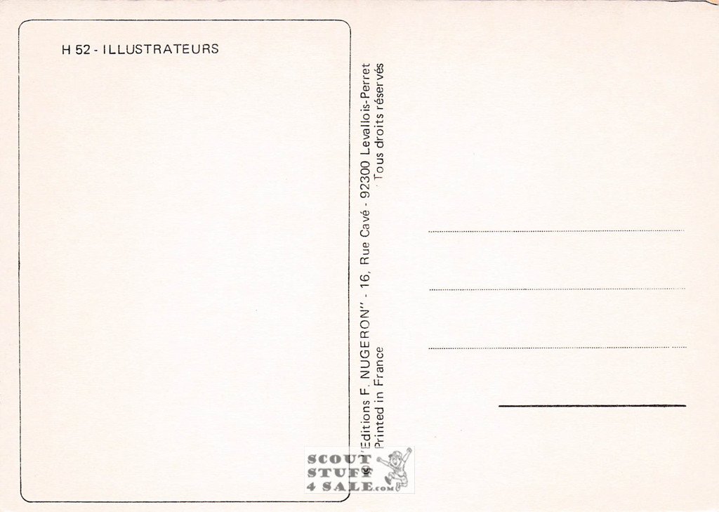 Illustration Art, French Postcard, Editions Nugeron #H52