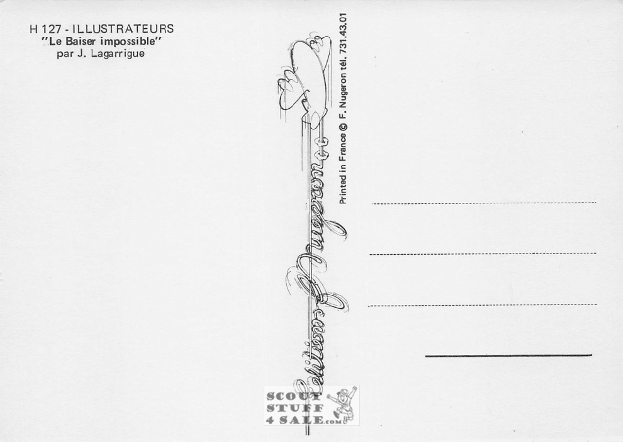 Illustration Art by J. Lagarrigue, French Postcard, Editions Nugeron #H127