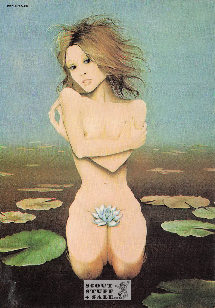 Illustration Art by Michel Plaisir 1970, French Postcard, Editions Nugeron #H136