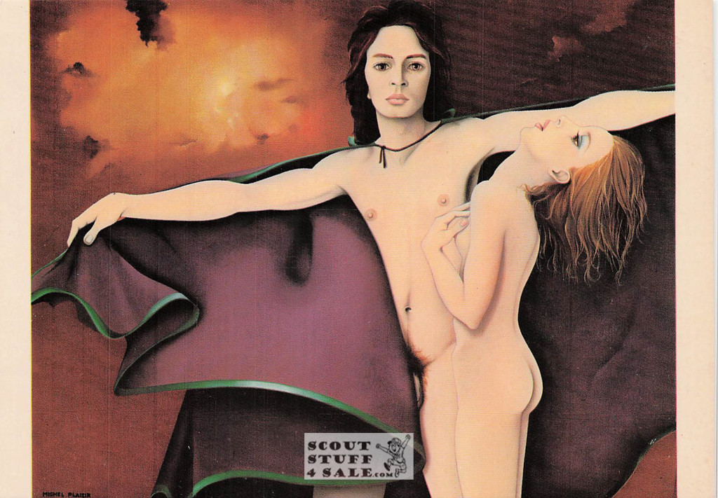 Illustration Art by Michel Plaisir 1970, French Postcard, Editions Nugeron #H137