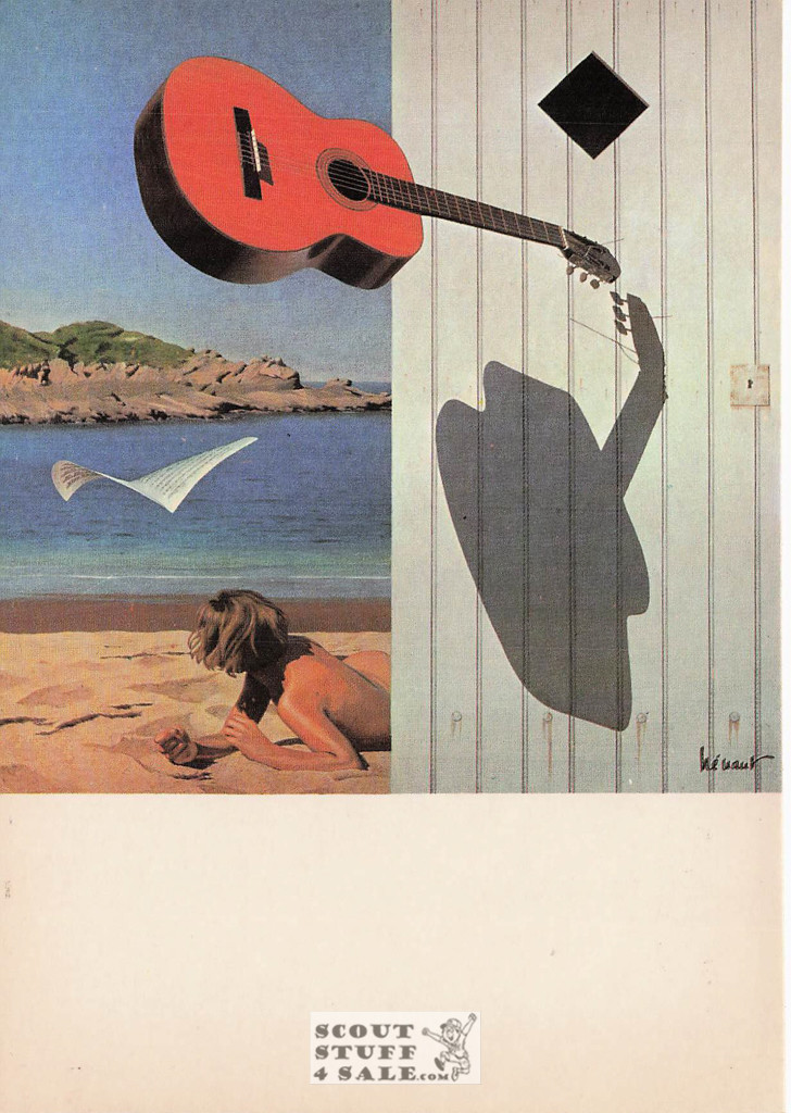 Illustration Art by J.P. Henaut 1978, French Postcard, Editions Nugeron #H161