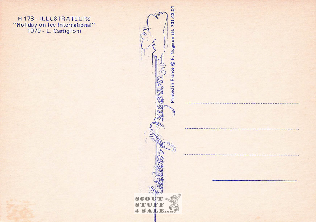 Illustration Art by L. Castiglioni 1979, French Postcard, Editions Nugeron #H178