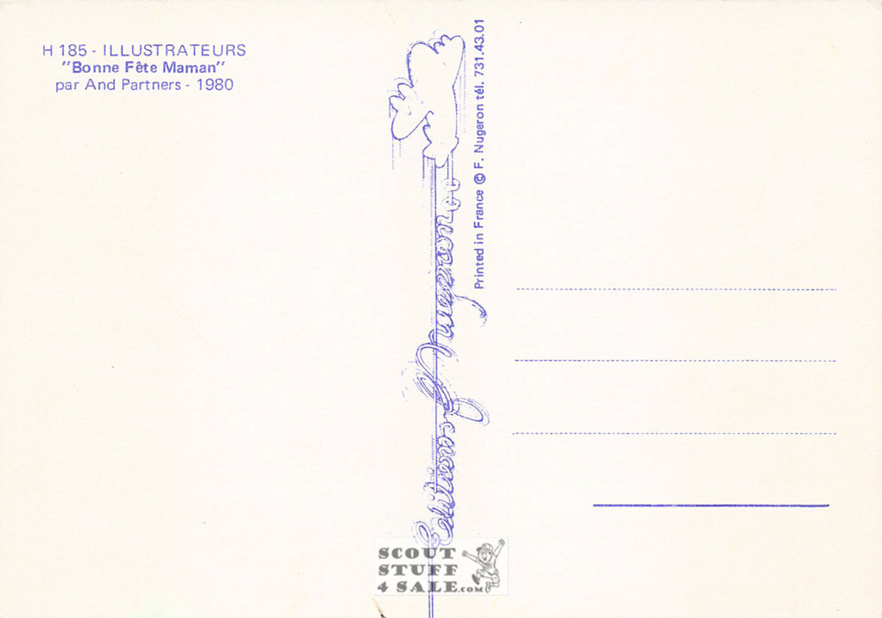 Illustration Art by And Partners 1980, French Postcard, Editions Nugeron #H185