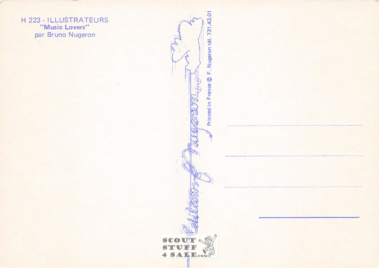 Illustration Art by Bruno Nugeron, French Postcard, Editions Nugeron #H223