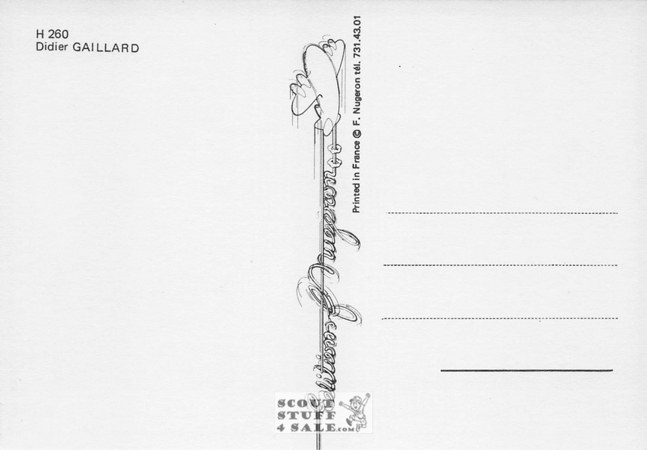 Illustration Art by Didier Gaillard, French Postcard, Editions Nugeron #H260