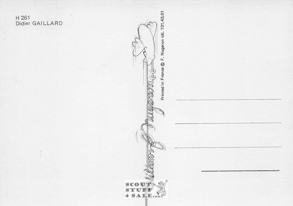 Illustration Art by Didier Gaillard, French Postcard, Editions Nugeron #H261