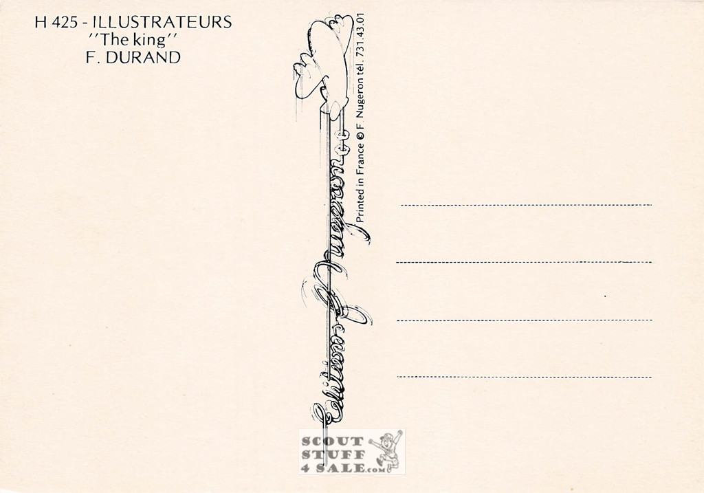 Illustration Art by Frederic Durand, French Postcard, Editions Nugeron #H425