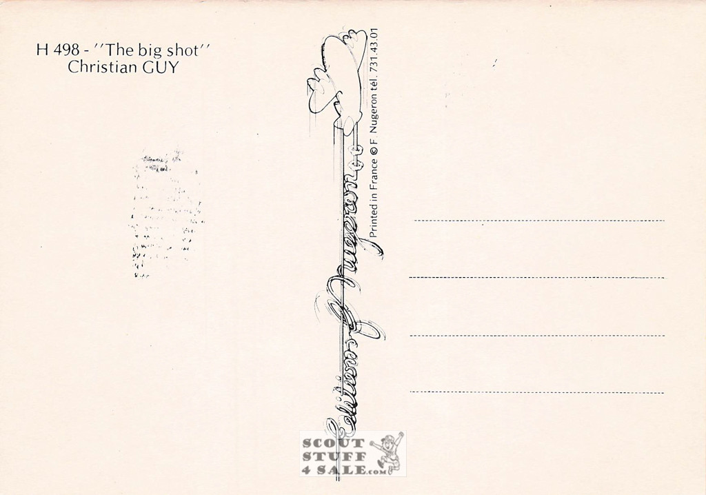 Illustration Art by Christian Guy, French Postcard, Editions Nugeron #H498