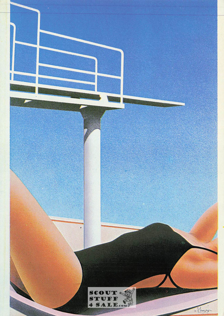 Illustration Art by Alan Kinsey, French Postcard, Editions Nugeron #H505