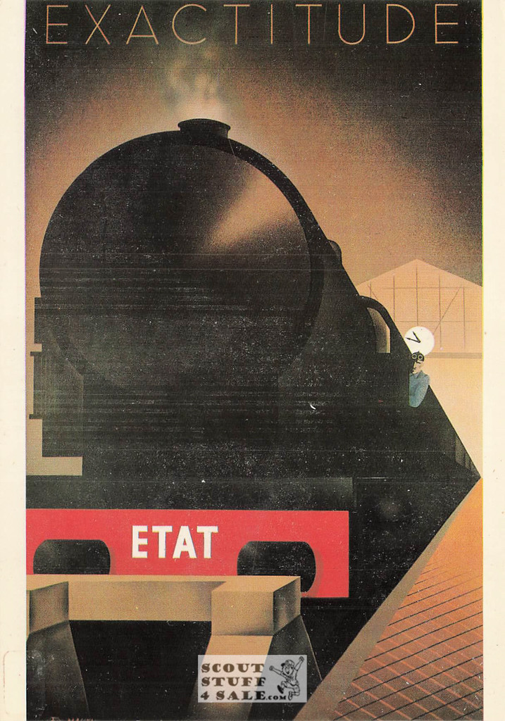 1900'S Train Transportation Advertisement, French Postcard, Editions Nugeron #I9