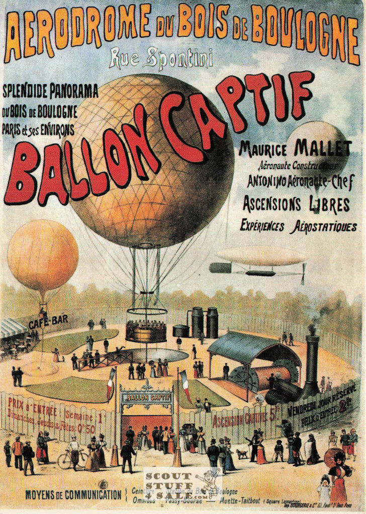 1900'S Air Transportation Advertisement, French Postcard, Editions Nugeron #I12