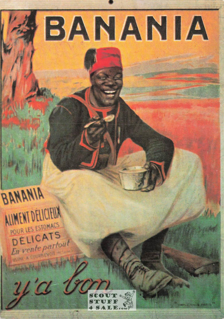 French Postcard of 1900's ad for Bananas, Editions Nugeron #J30