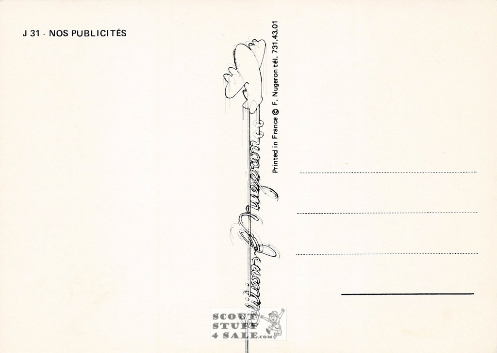 French Postcard of 1900's ad for Ripolin Paint, Editions Nugeron #J31