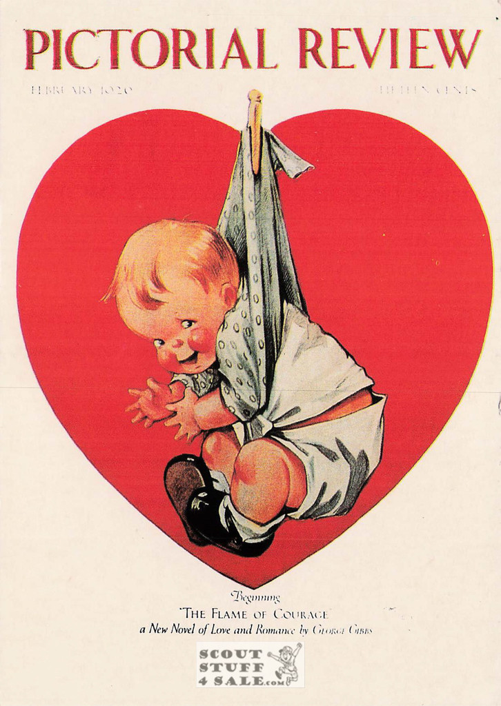 1920 Pictorial Review, French Postcard Series Children Mag Covers, Nugeron #LM13