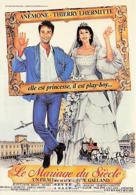 Marriage of the Century French Movie Poster Postcard, Editions Nugeron #NE276