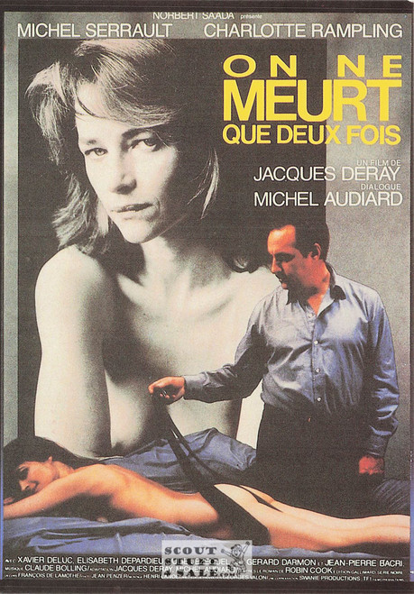 He Died with His Eyes Open French Movie Poster Postcard, Editions Nugeron #NE277