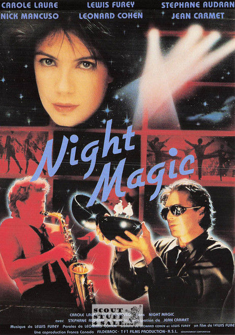 Night Magic French Movie Poster Postcard, Editions Nugeron #NE292