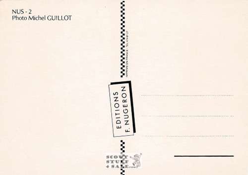 Michel Guillot Male Nude Photography French Postcard, Editions Nugeron #NUS2